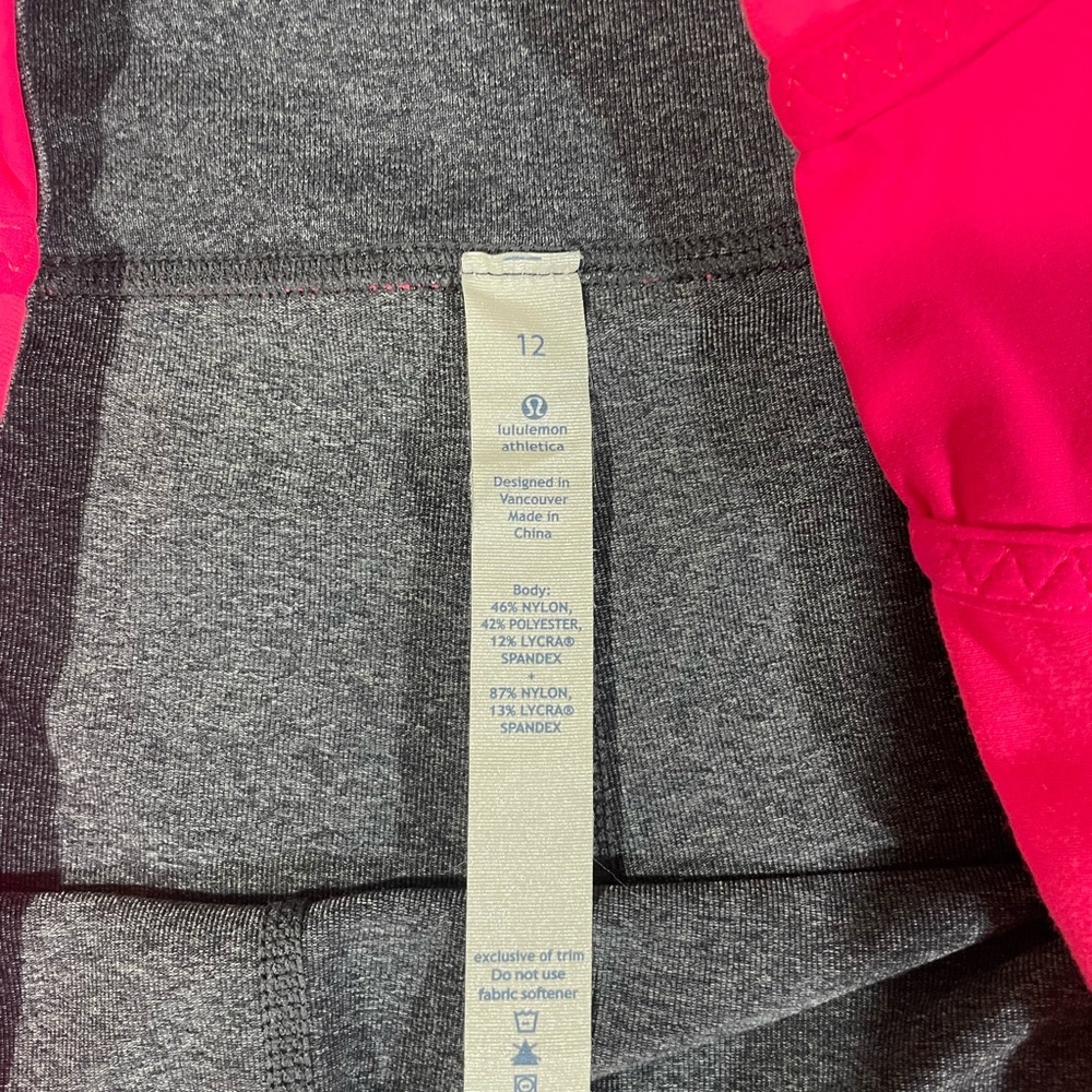 Lululemon Gray and Pink Pants - Picture 8 of 12